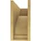 Ekena Millwork 12"W x 36"D x 24"H Classic Rivera Rough Cedar Woodgrain TimberThane Corbel, Primed Tan CORUR12X36X24RIVRCPR - alternate 5